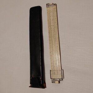 VINTAGE Keuffel & Esser K&E Slide Rule 1947 with Leather Case